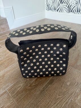 Black Studded Bag